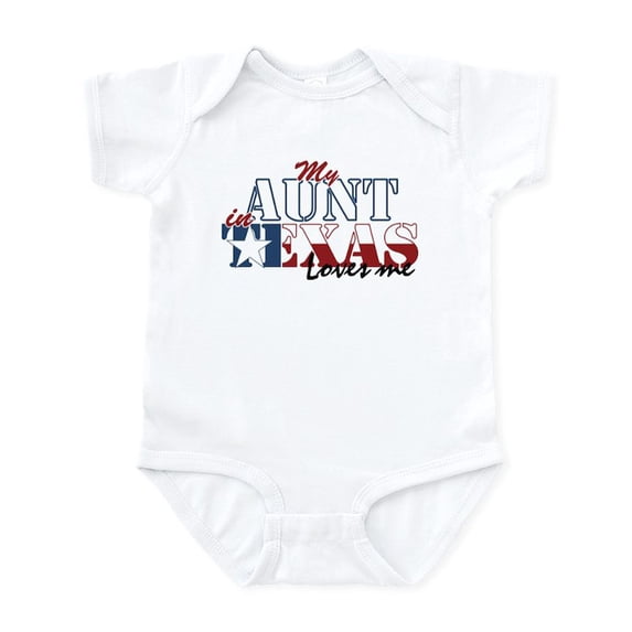 CafePress - My Aunt In TX Baby Light Bodysuit - Baby Light Bodysuit, Size Newborn - 24 Months
