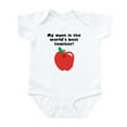 thumbnail image 1 of CafePress - My Aunt Is The Words Best Teacher Body Suit - Baby Light Bodysuit, Size Newborn - 24 Months, 1 of 4