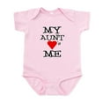 thumbnail image 1 of CafePress - My Aunt Loves Me Infant Bodysuit - Baby Light Bodysuit, Size Newborn - 24 Months, 1 of 4