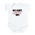 thumbnail image 1 of CafePress - My Aunt Loves Me Infant Bodysuit - Baby Light Bodysuit, Size Newborn - 24 Months, 1 of 4