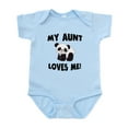 thumbnail image 1 of CafePress - My Aunt Loves Me Panda Body Suit - Baby Light Bodysuit, Size Newborn - 24 Months, 1 of 4