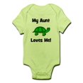 thumbnail image 1 of CafePress - My Aunt Loves Me! Turtle Infant Bodysuit - Baby Light Bodysuit, 1 of 1