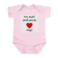 thumbnail image 1 of CafePress - My Aunt & Uncle Love Me Infant Bodysuit - Baby Light Bodysuit, Size Newborn - 24 Months, 1 of 4