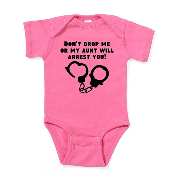 CafePress - My Aunt Will Arrest You Body Suit - Cute Infant Bodysuit Baby Romper - Size Newborn - 24 Months