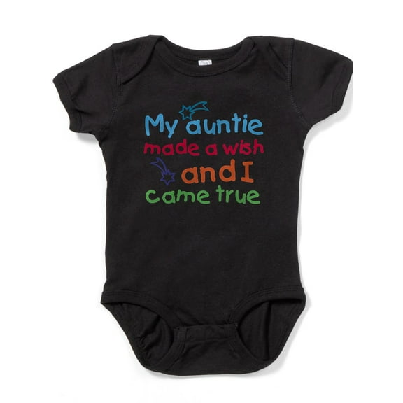 CafePress - My Auntie Made A Wish - Cute Infant Bodysuit Baby Romper