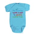 thumbnail image 1 of CafePress - My Auntie Made A Wish - Cute Infant Bodysuit Baby Romper, 1 of 1