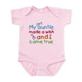 thumbnail image 1 of CafePress - My Auntie Made A Wish Infant Bodysuit - Baby Light Bodysuit, Size Newborn - 24 Months, 1 of 4