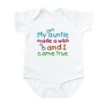 thumbnail image 1 of CafePress - My Auntie Made A Wish Infant Bodysuit - Baby Light Bodysuit, Size Newborn - 24 Months, 1 of 4