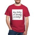thumbnail image 1 of CafePress - My Baby Having Baby T Shirt - Men's Classic Graphic Cotton T-Shirt, 1 of 4