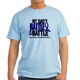 thumbnail image 1 of CafePress - My Battle Too 1 BLUE (Dad) Light T Shirt - Men's Classic Graphic T-Shirt, 1 of 4
