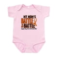 thumbnail image 1 of CafePress - My Battle Too (Mom) Orange Infant Bodysuit - Baby Light Bodysuit, Size Newborn - 24 Months, 1 of 4
