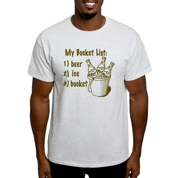 CafePress - My Beer Bucket List T Shirt - Men's Classic Graphic T-Shirt