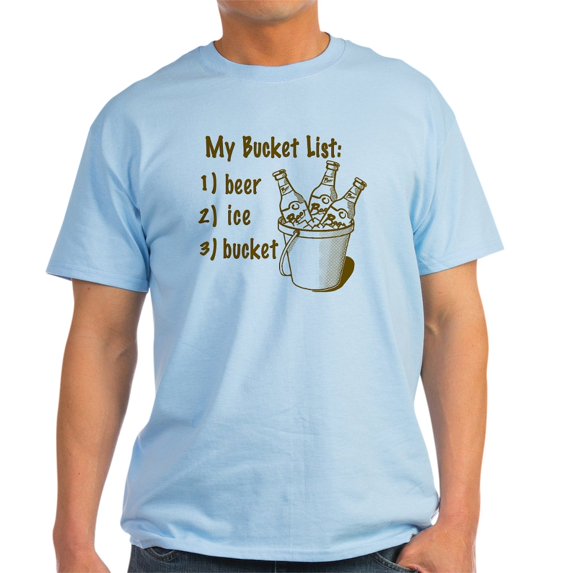 CafePress - My Beer Bucket List T Shirt - Men's Classic Graphic T-Shirt