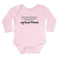 thumbnail image 1 of CafePress - My Best Friend Body Suit - Long Sleeve Cotton Baby Bodysuit, 1 of 4