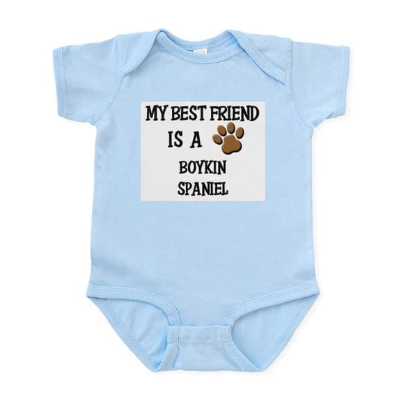 CafePress - My Best Friend Is A BOYKIN SPANIEL Infant Bodysuit - Baby Light Bodysuit, Size Newborn - 24 Months
