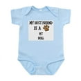 thumbnail image 1 of CafePress - My Best Friend Is A PIT BULL Infant Bodysuit - Baby Light Bodysuit, Size Newborn - 24 Months, 1 of 4