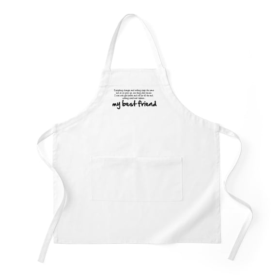 CafePress - My Best Friend - Kitchen Apron with Pockets, Grilling Apron, Baking Apron