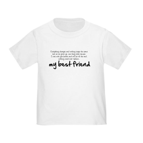 CafePress - My Best Friend T Shirt - Cute Toddler T-Shirt, 100% Cotton