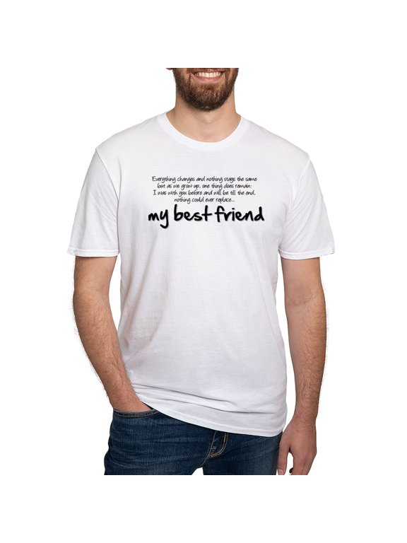 - My Best Friend T Shirt - Fitted T-Shirt, Vintage Fit Soft Cotton Tee