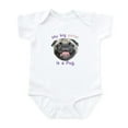 thumbnail image 1 of CafePress - My Big Sister Is A Fawn Pug Infant Creeper - Baby Light Bodysuit, Size Newborn - 24 Months, 1 of 4
