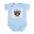 thumbnail image 1 of CafePress - My Big Sister Is A Fawn Pug Infant Creeper - Baby Light Bodysuit, Size Newborn - 24 Months, 1 of 4