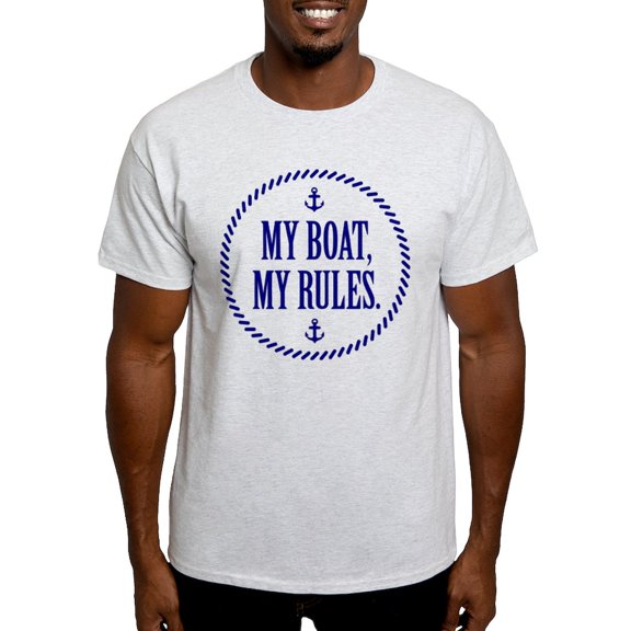 CafePress - My Boat, My Rules T Shirt - Men's Classic Graphic T-Shirt