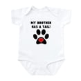 thumbnail image 1 of CafePress - My Brother Has A Tail Body Suit - Baby Light Bodysuit, Size Newborn - 24 Months, 1 of 4