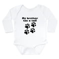 thumbnail image 1 of CafePress - My Brother Has A Tail Body Suit - Long Sleeve Cotton Baby Bodysuit, 1 of 4