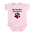 thumbnail image 1 of CafePress - My Brother Has Paws Body Suit - Baby Light Bodysuit, Size Newborn - 24 Months, 1 of 4