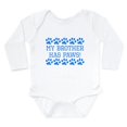 thumbnail image 1 of CafePress - My Brother Has Paws Body Suit - Long Sleeve Cotton Baby Bodysuit, 1 of 4