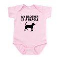 thumbnail image 1 of CafePress - My Brother Is A Beagle Body Suit - Baby Light Bodysuit, Size Newborn - 24 Months, 1 of 4