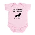 thumbnail image 1 of CafePress - My Brother Is A Boxer Body Suit - Baby Light Bodysuit, Size Newborn - 24 Months, 1 of 4