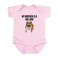 thumbnail image 1 of CafePress - My Brother Is A Bulldog Body Suit - Baby Light Bodysuit, Size Newborn - 24 Months, 1 of 4