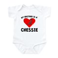thumbnail image 1 of CafePress - My Brother Is A Chessie Body Suit - Baby Light Bodysuit, Size Newborn - 24 Months, 1 of 4