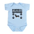 thumbnail image 1 of CafePress - My Brother Is A Dachshund Body Suit - Baby Light Bodysuit, Size Newborn - 24 Months, 1 of 4