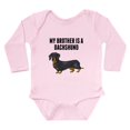 thumbnail image 1 of CafePress - My Brother Is A Dachshund Body Suit - Long Sleeve Cotton Baby Bodysuit, 1 of 4