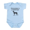 thumbnail image 1 of CafePress - My Brother Is A Doberman Body Suit - Baby Light Bodysuit, Size Newborn - 24 Months, 1 of 4