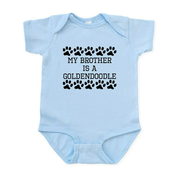 CafePress - My Brother Is A Goldendoodle Body Suit - Baby Light Bodysuit, Size Newborn - 24 Months