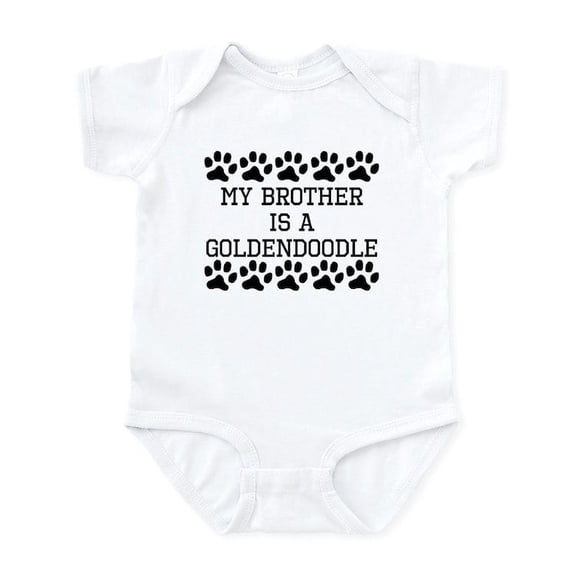 CafePress - My Brother Is A Goldendoodle Body Suit - Baby Light Bodysuit, Size Newborn - 24 Months