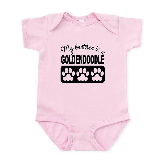 CafePress - My Brother Is A Goldendoodle Body Suit - Baby Light Bodysuit, Size Newborn - 24 Months