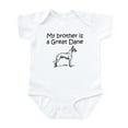 thumbnail image 1 of CafePress - My Brother Is A Great Dane Body Suit - Baby Light Bodysuit, Size Newborn - 24 Months, 1 of 4