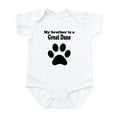 thumbnail image 1 of CafePress - My Brother Is A Great Dane Body Suit - Baby Light Bodysuit, Size Newborn - 24 Months, 1 of 4