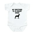 thumbnail image 1 of CafePress - My Brother Is A Great Dane Body Suit - Baby Light Bodysuit, Size Newborn - 24 Months, 1 of 4