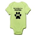 thumbnail image 1 of CafePress - My Brother Is A Great Dane Body Suit - Baby Light Bodysuit, 1 of 1