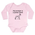 thumbnail image 1 of CafePress - My Brother Is A Great Dane Body Suit - Long Sleeve Cotton Baby Bodysuit, 1 of 4