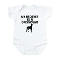 thumbnail image 1 of CafePress - My Brother Is A Greyhound Body Suit - Baby Light Bodysuit, Size Newborn - 24 Months, 1 of 4