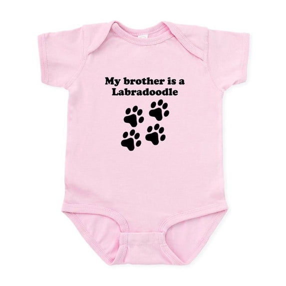 CafePress - My Brother Is A Labradoodle Body Suit - Baby Light Bodysuit, Size Newborn - 24 Months