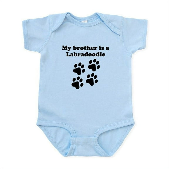 CafePress - My Brother Is A Labradoodle Body Suit - Baby Light Bodysuit, Size Newborn - 24 Months