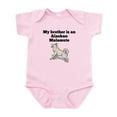 thumbnail image 1 of CafePress - My Brother Is An Alaskan Malamute Body Suit - Baby Light Bodysuit, Size Newborn - 24 Months, 1 of 4