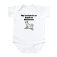 thumbnail image 1 of CafePress - My Brother Is An Alaskan Malamute Body Suit - Baby Light Bodysuit, Size Newborn - 24 Months, 1 of 4
